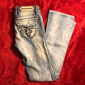 Rock revival boot cut jeans!